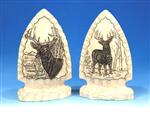 DET4056 Etched Look Deer Arrowhead 2 asst